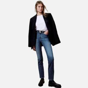 BANANA REPUBLIC HIGH RISE STRAIGHT ANKLE JEAN - SIZE 28